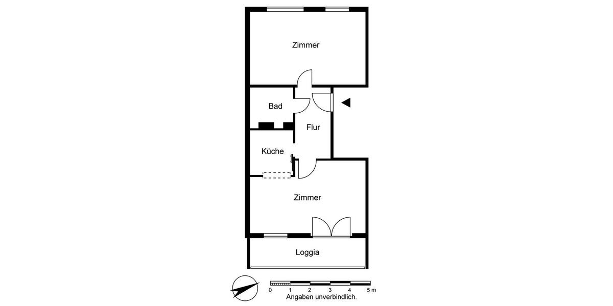 Etagenwohnung Jacobsdorf - 2 Zimmer, 60 m&sup2;, 348&euro; | Angebot:25413083