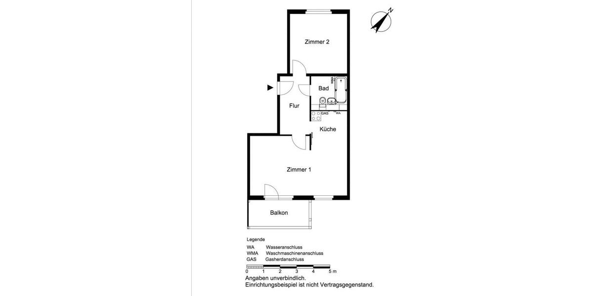 Etagenwohnung Jacobsdorf - 2 Zimmer, 51 m&sup2;, 325&euro; | Angebot:25919851