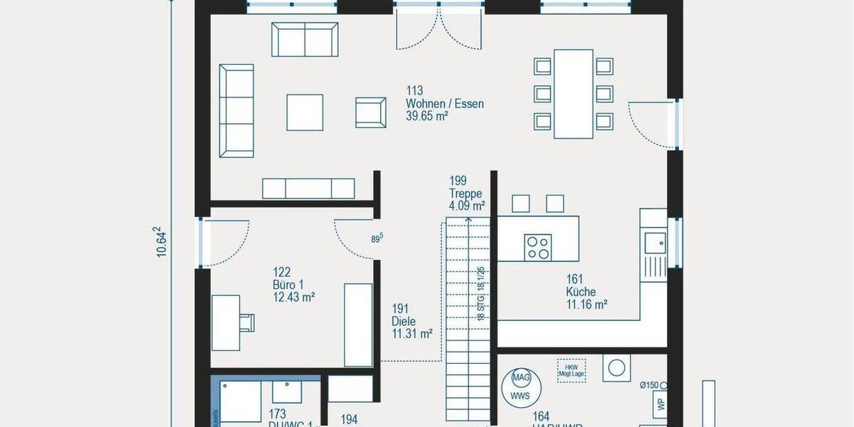 Einfamilienhaus Luckau Lebus - 5 Zimmer, 181 m&sup2;, 290.129&euro; | Angebot:26862516