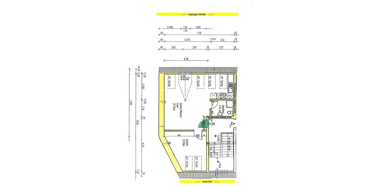 Dachgeschoßwohnung Frankfurt (Oder) Beresinchen - 2 Zimmer, 50 m&sup2;, 380&euro; | Angebot:26562010