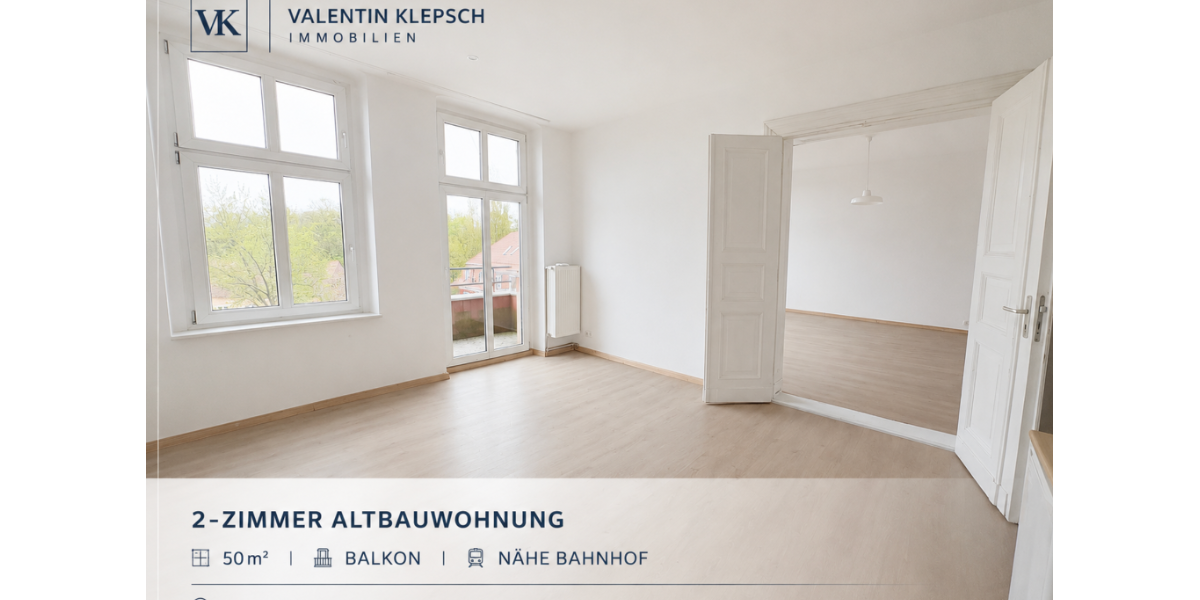Etagenwohnung Frankfurt (Oder) Booßen - 2 Zimmer, 50 m&sup2;, 430&euro; | Angebot:26703933
