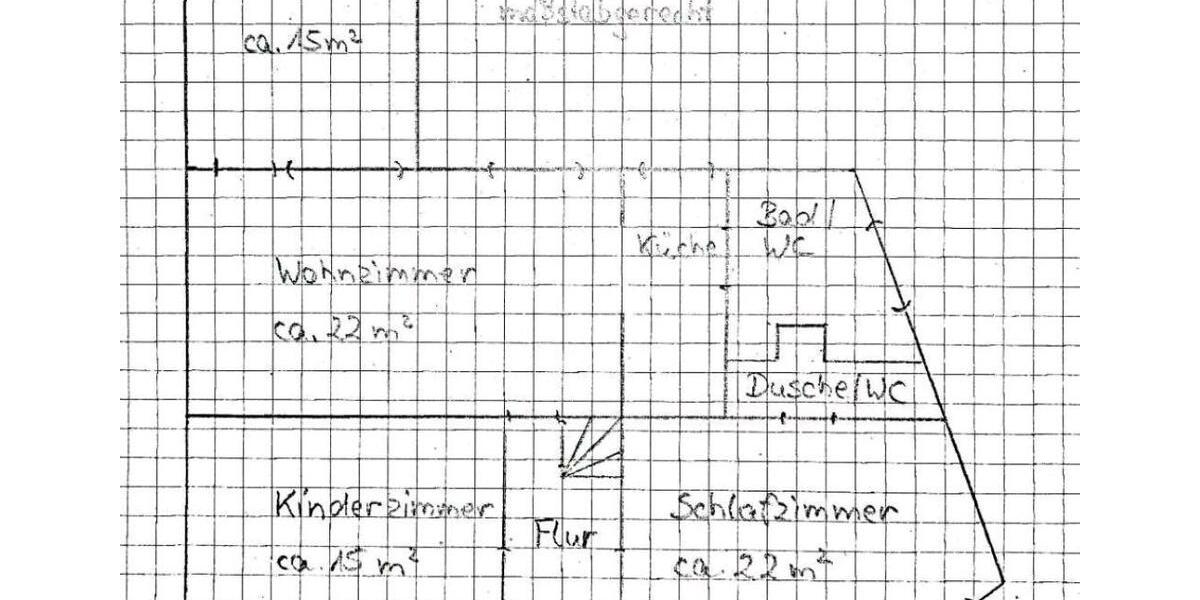 Etagenwohnung Eisenhüttenstadt - 3 Zimmer, 93 m&sup2;, 970&euro; | Angebot:25189748