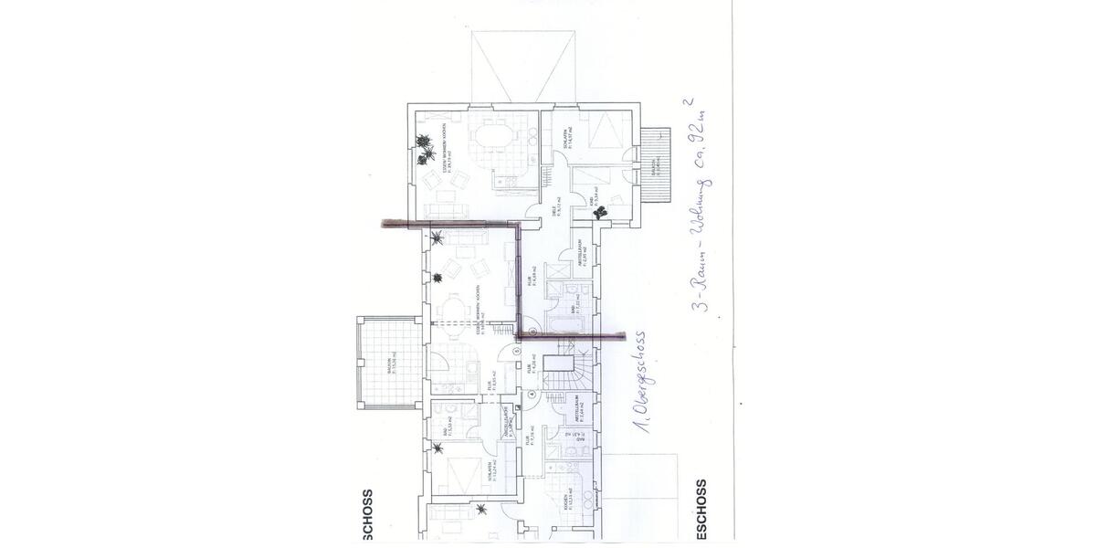 Etagenwohnung Eisenhüttenstadt - 3 Zimmer, 92 m&sup2;, 750&euro; | Angebot:26491470