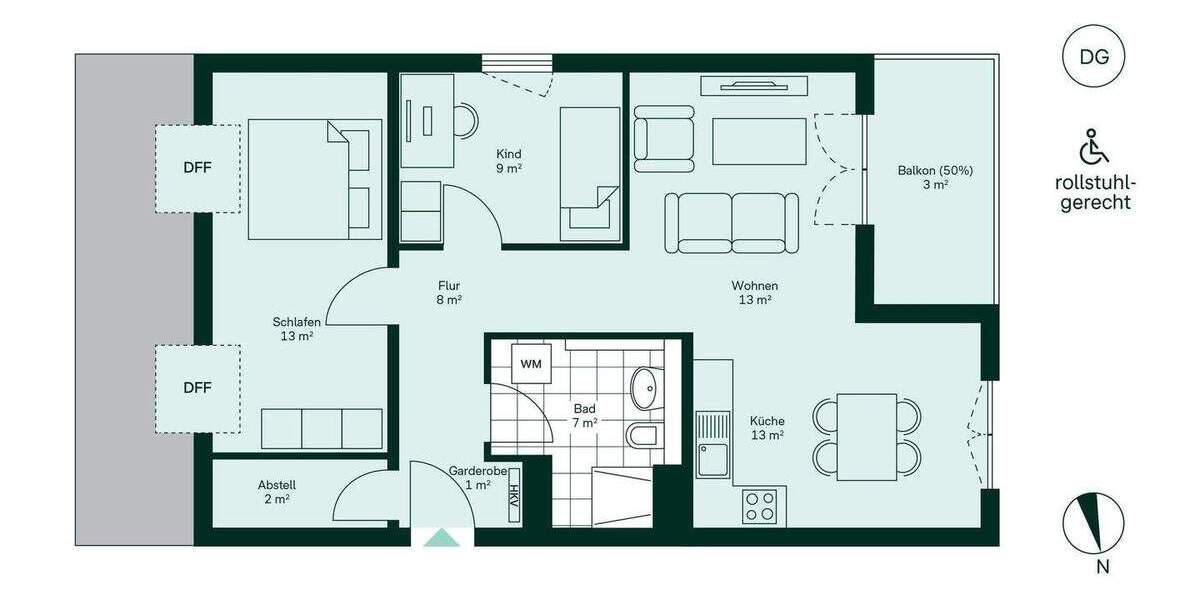 Etagenwohnung Müllrose - 3 Zimmer, 68 m&sup2;, 299.900&euro; | Angebot:25984945