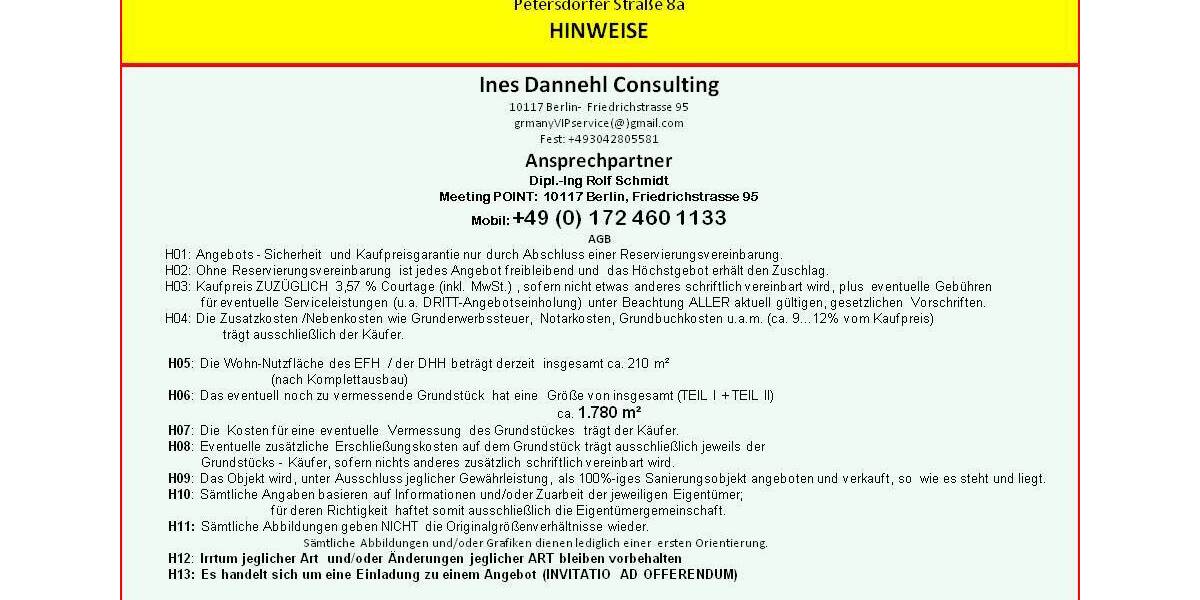 Doppelhaushälfte Zeschdorf Petershagen - 7 Zimmer, 157.000&euro; | Angebot:26109243