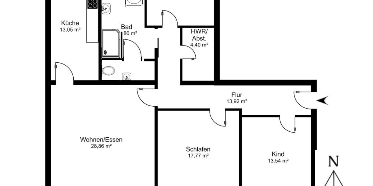 Etagenwohnung Frankfurt (Oder) Frankfurt - 4 Zimmer, 117 m&sup2;, 333.450&euro; | Angebot:25713954