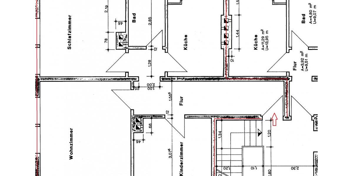 Etagenwohnung Eisenhüttenstadt - 3 Zimmer, 77 m&sup2;, 490&euro; | Angebot:24441284