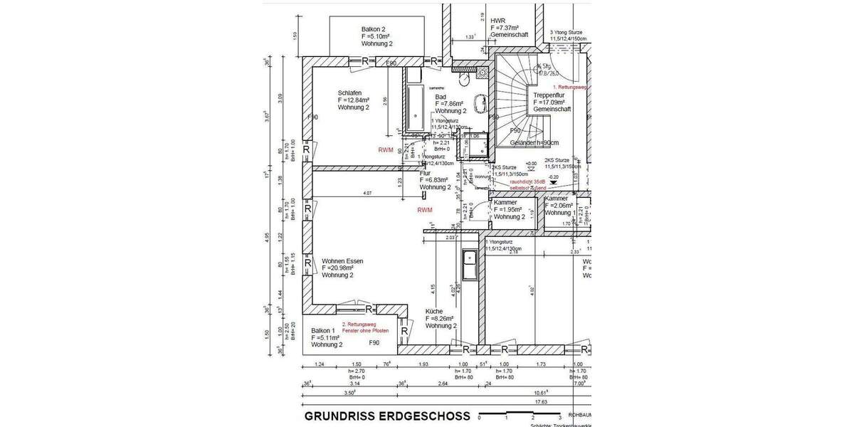 Etagenwohnung Müllrose - 2 Zimmer, 63 m&sup2;, 799&euro; | Angebot:25718914