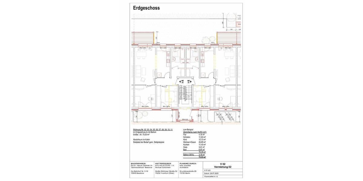 Etagenwohnung Beeskow - 3 Zimmer, 74 m&sup2;, 653&euro; | Angebot:22651467