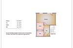 Etagenwohnung Frankfurt (Oder) - 1 Zimmer, 35 m&sup2;, 317&euro; | Angebot:26489700