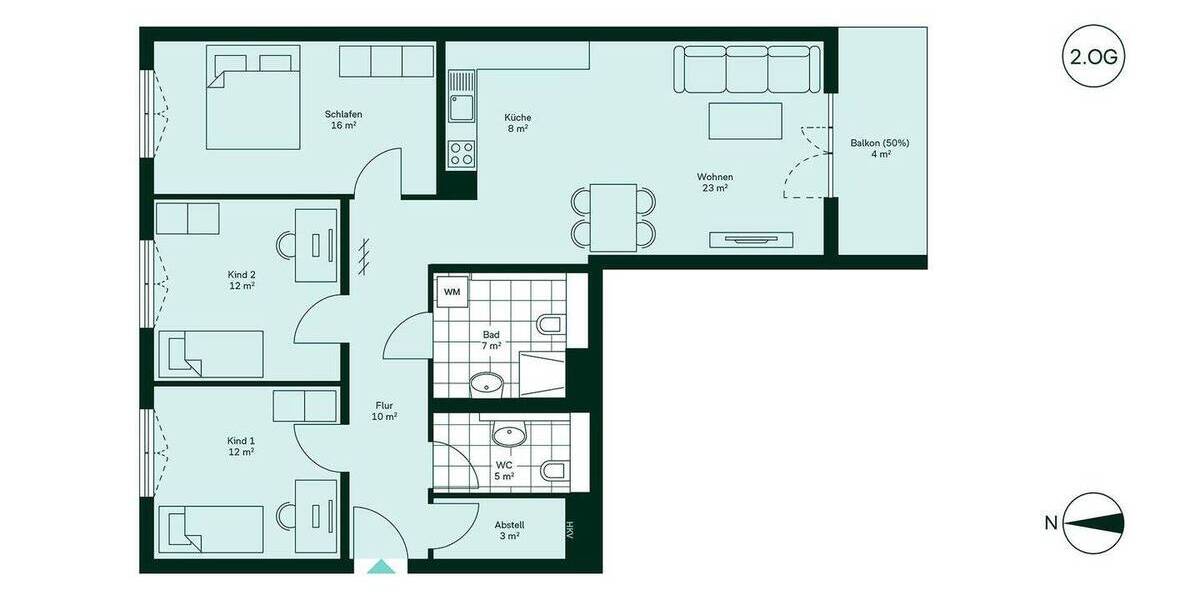Etagenwohnung Frankfurt (Oder) Frankfurt - 4 Zimmer, 100 m&sup2;, 309.900&euro; | Angebot:26672335