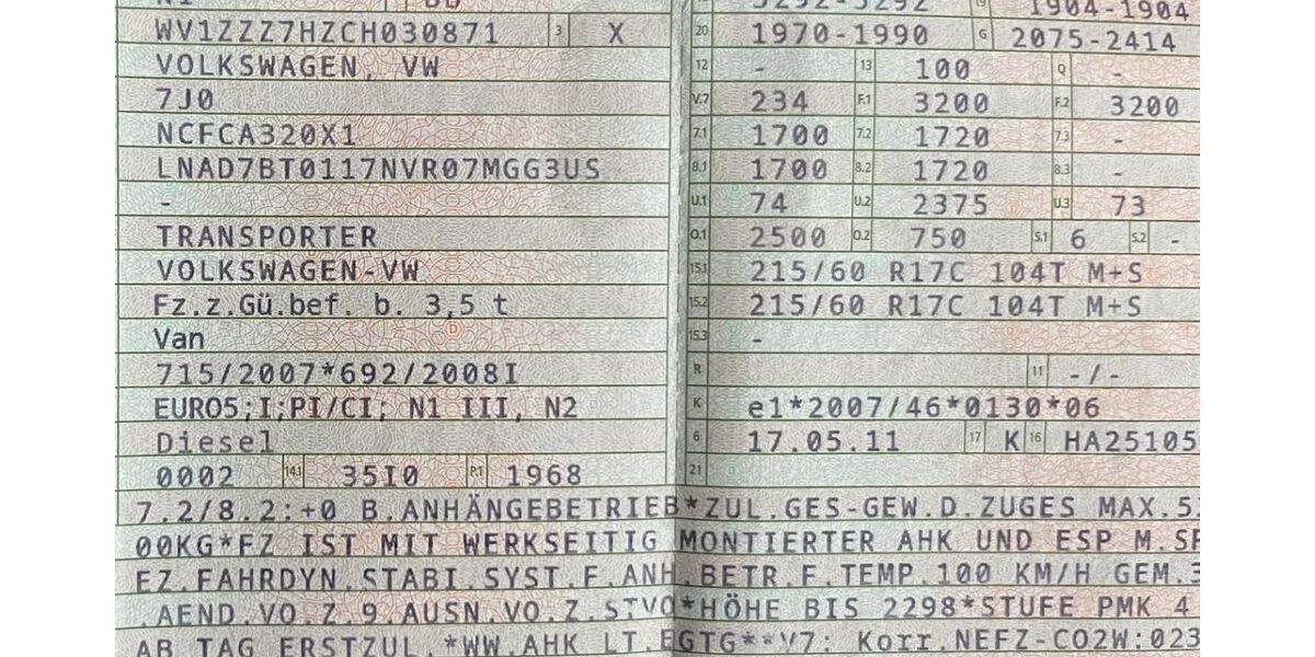 VW T5 andere 268.000 km 8.900 &euro; Frankfurt Oder 15230