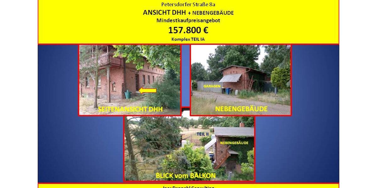 Doppelhaushälfte Zeschdorf Petershagen - 7 Zimmer, 157.000&euro; | Angebot:26109243