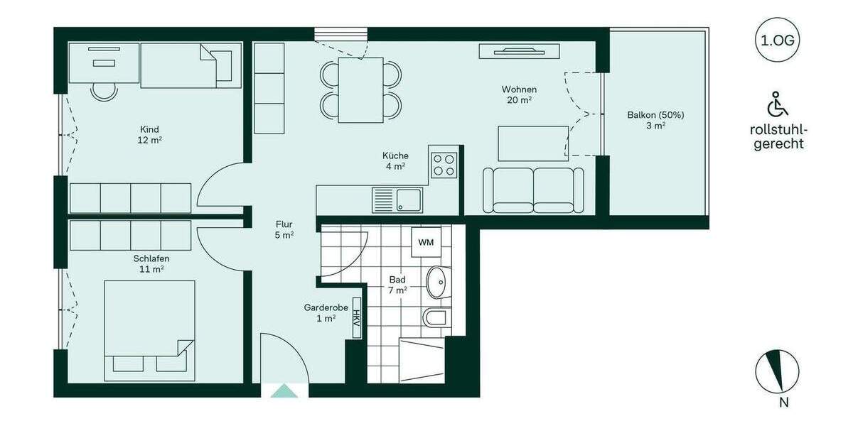 Etagenwohnung Müllrose - 3 Zimmer, 63 m&sup2;, 269.900&euro; | Angebot:25938919