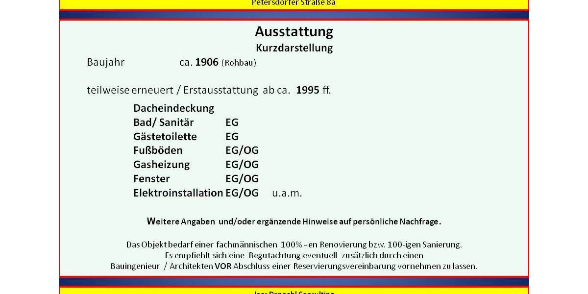 Doppelhaushälfte Zeschdorf Petershagen - 7 Zimmer, 157.000&euro; | Angebot:26109243
