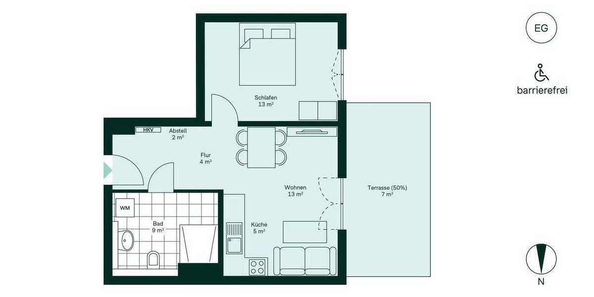Etagenwohnung Müllrose - 2 Zimmer, 53 m&sup2;, 199.900&euro; | Angebot:25938538