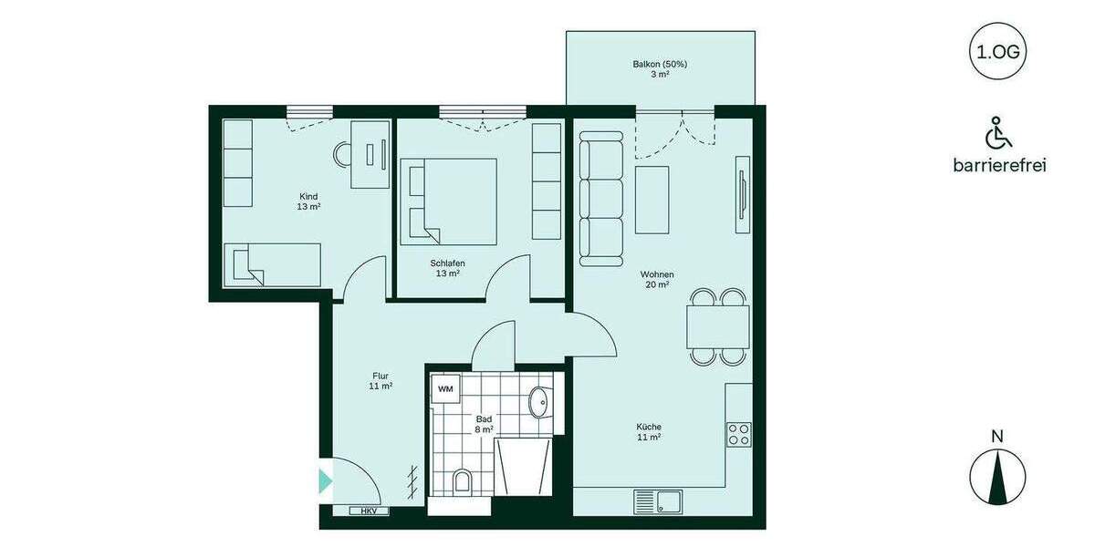 Etagenwohnung Frankfurt (Oder) Frankfurt - 3 Zimmer, 79 m&sup2;, 239.900&euro; | Angebot:25957393