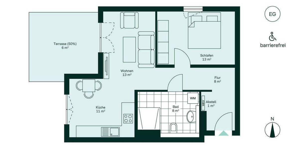 Etagenwohnung Müllrose - 2 Zimmer, 59 m&sup2;, 235.900&euro; | Angebot:25957383